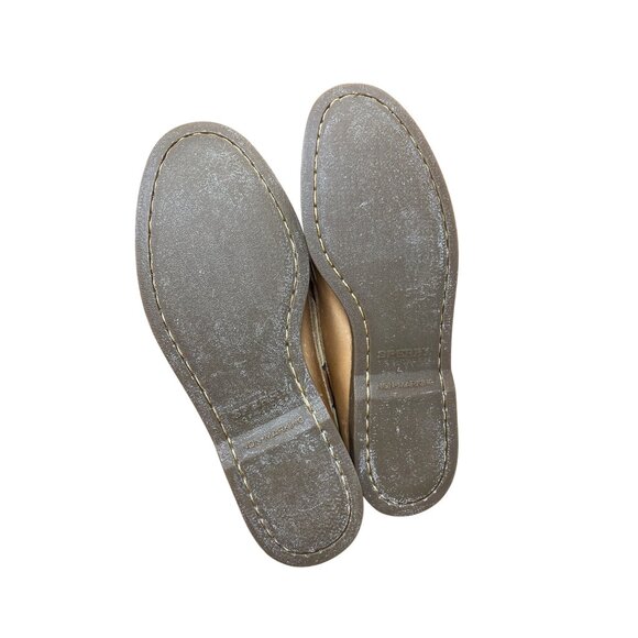 Sperry Mens Tan Leather Boat loafers Shoes Size 7.5M SKU 9252 - Picture 5 of 16